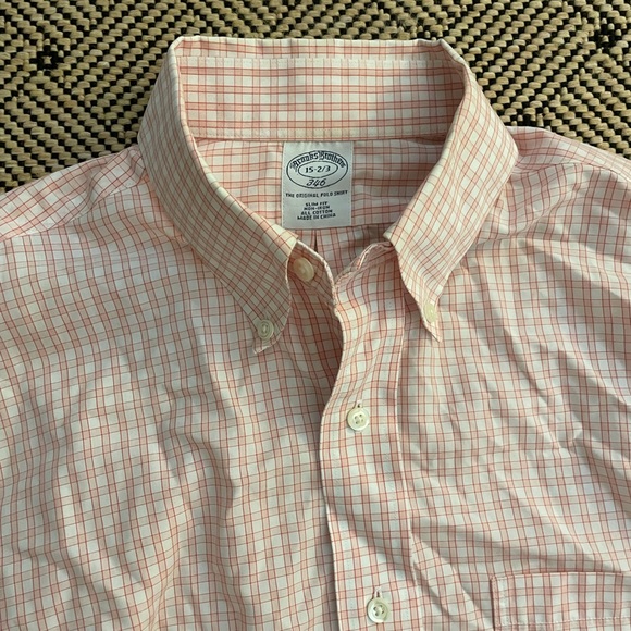 Men’s Brooks Brothers Button Down Shirt - 15 32/33 Slim Fit - Picture 1 of 4